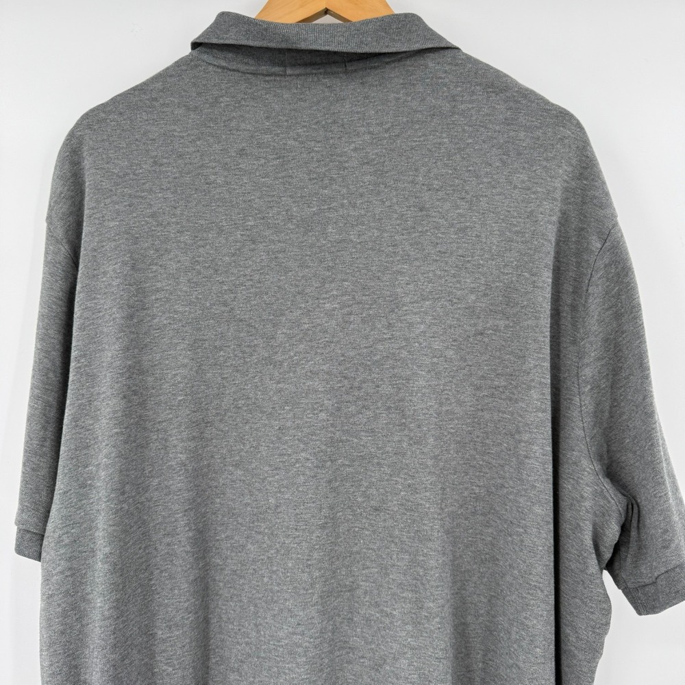Polo Ralph Lauren Shirt Mens 3XL Heathered Gray‎ Short Sleeve Classic Fit Preppy - Picture 13 of 15